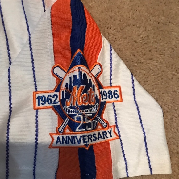Darryl Strawberry New York Mets Jersey Mens XL NWT 1986 Home White - Picture 7 of 11